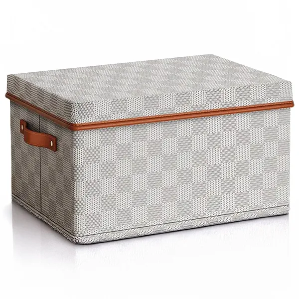 White_Storage_Box_&_Cloth_Organiser