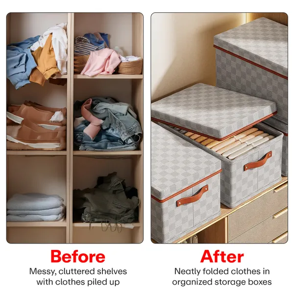 White_Storage_Box_&_Cloth_Organiser