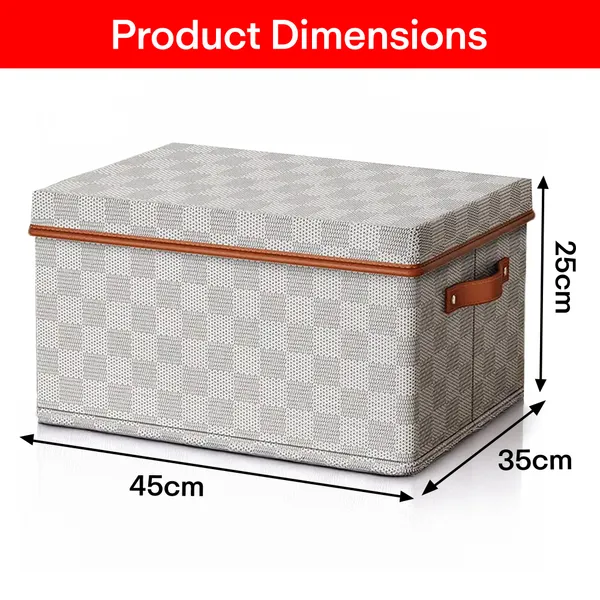 White_Storage_Box_&_Cloth_Organiser