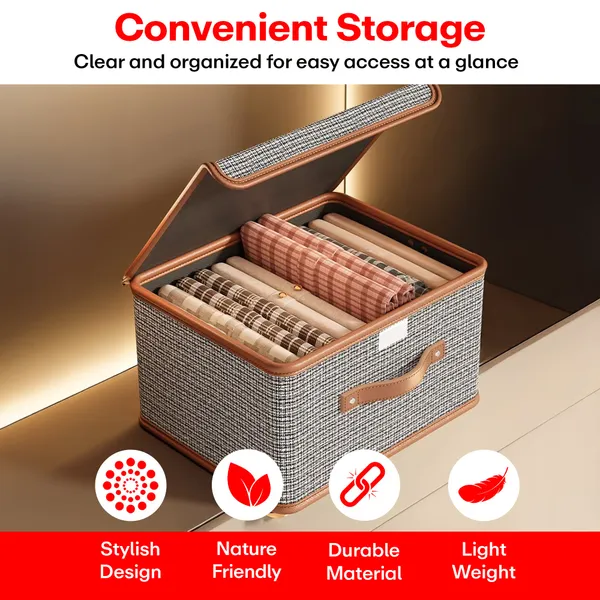 Grey_Oxford_Fabric_Wardrobe_Clothes_Organizer