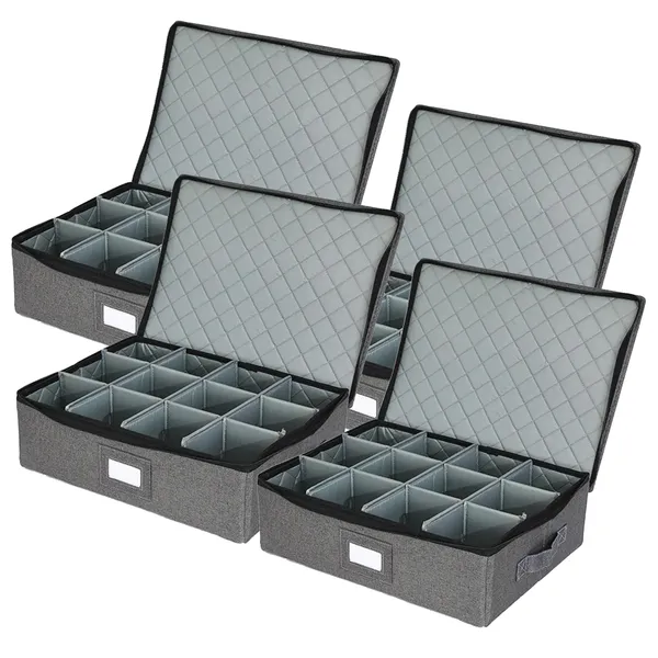 Grey_12_Tea_Coffee_Mugs_Sets_Storage_Box_With_Lid