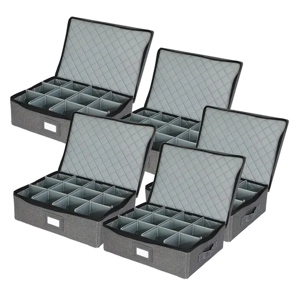 Grey_12_Tea_Coffee_Mugs_Sets_Storage_Box_With_Lid