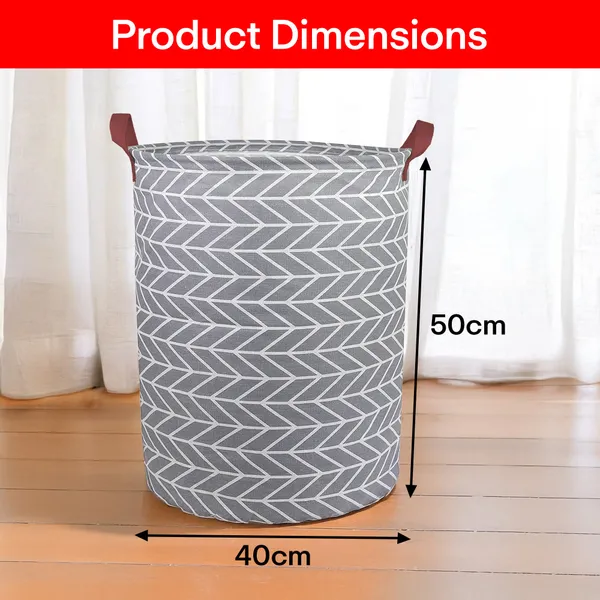 Grey_Cotton_Foldable_Laundry_Bag_For_Cloths