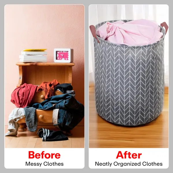 Grey_Cotton_Foldable_Laundry_Bag_For_Cloths