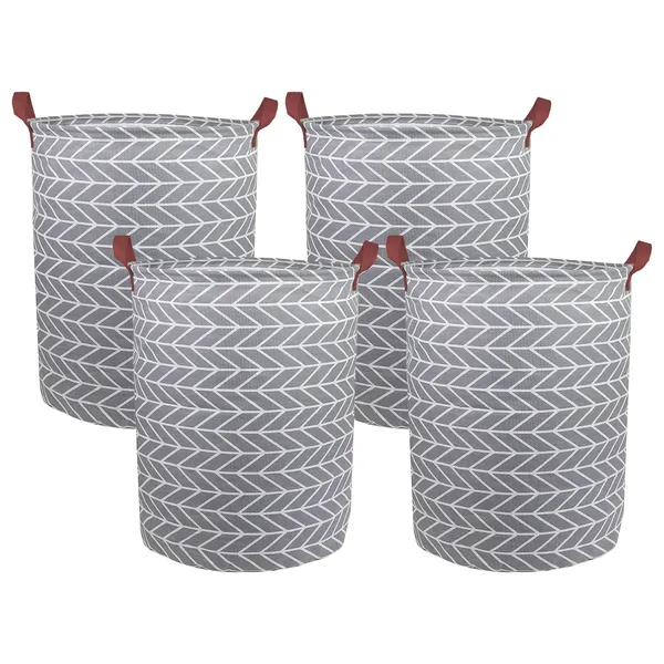 Grey_Cotton_Foldable_Laundry_Bag_For_Cloths