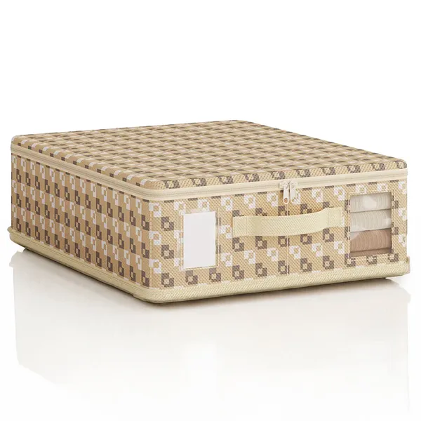 Beige_Non_Woven_Wardrobe_Cloth_Organizer