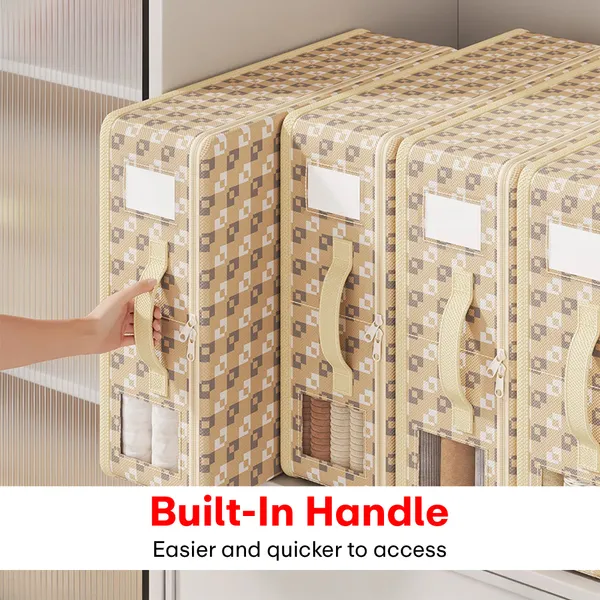 Beige_Non_Woven_Wardrobe_Cloth_Organizer