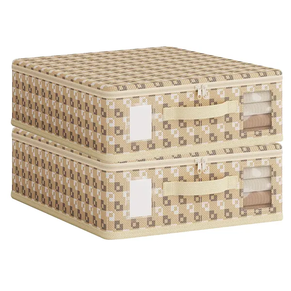 Beige_Non_Woven_Wardrobe_Cloth_Organizer