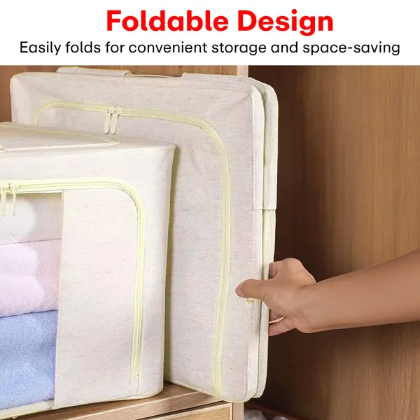White_Cotton_Jute_Wardrobe_Cloth_Organizer