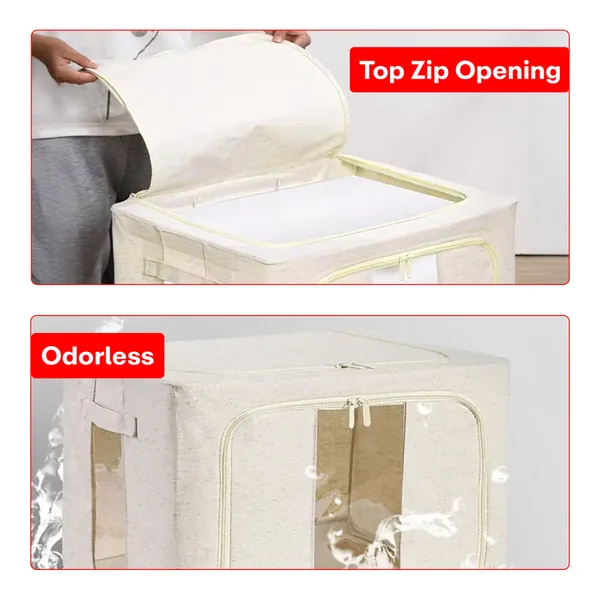 White_Cotton_Jute_Wardrobe_Cloth_Organizer