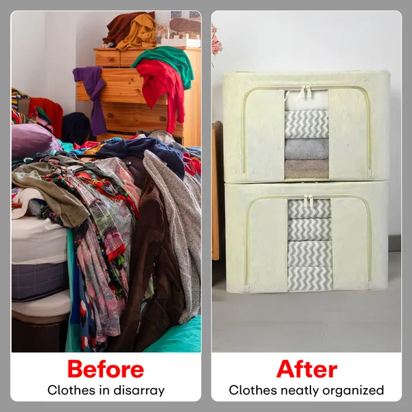 White_Cotton_Jute_Wardrobe_Cloth_Organizer