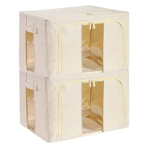 White_Cotton_Jute_Wardrobe_Cloth_Organizer
