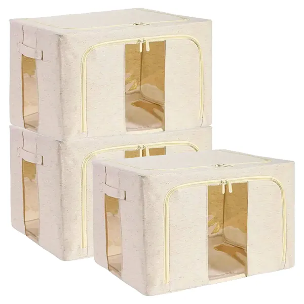 White_Cotton_Jute_Wardrobe_Cloth_Organizer