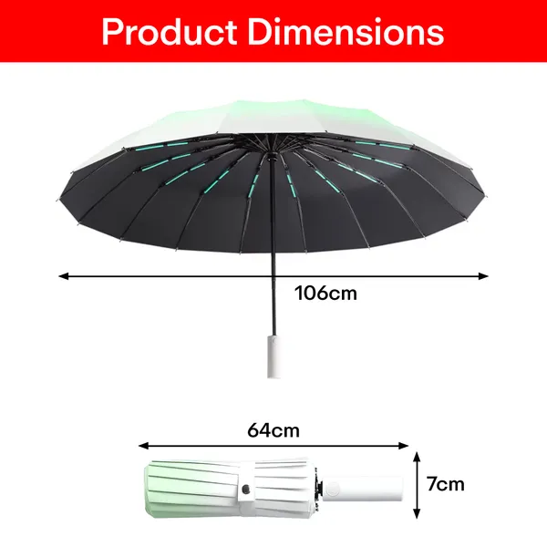Green_Gradient_Automatic_Umbrella