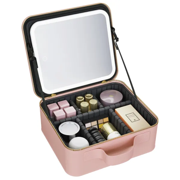 Pink_Makeup_Storage_Box_With_Mirror