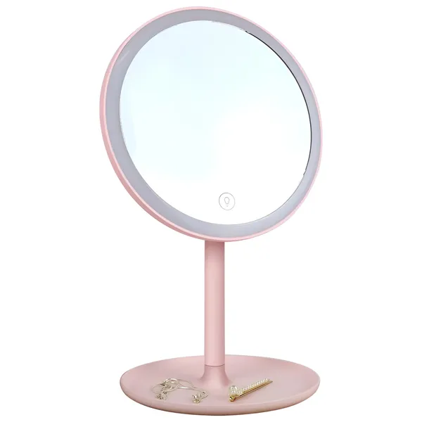 Pink_Non_Led_Makeup_Mirror