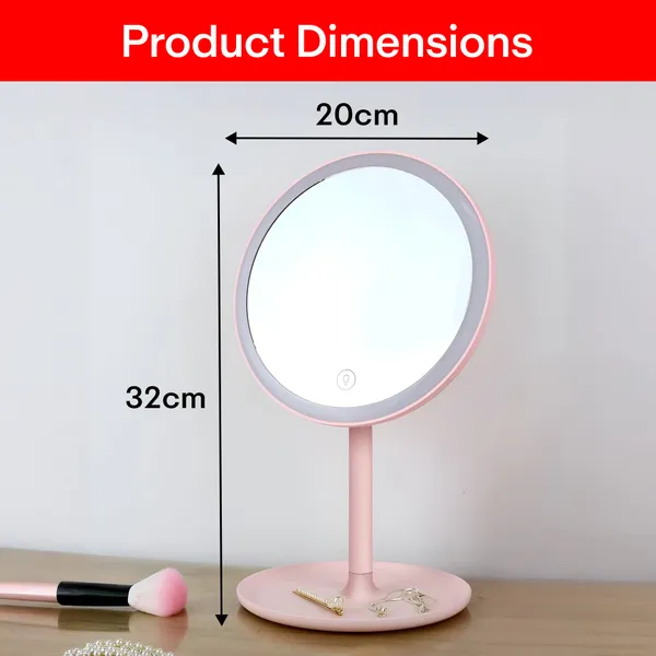 Pink_Non_Led_Makeup_Mirror