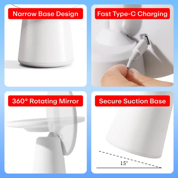 White_Portable_Led_Makeup_Mirror