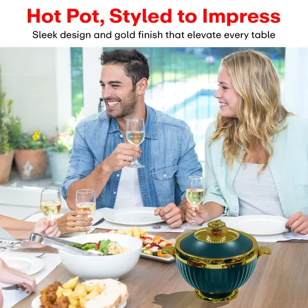 Set_Of_3_Green_Luxury_Casserole_(1.2L+1.8L+3.2L)_With_Golden_Finish