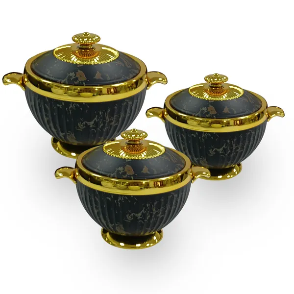 Black_Elegant_Golden_Finish_Marble_Casserole_Set_Of_3_(1.2L+1.8L+3.2L)