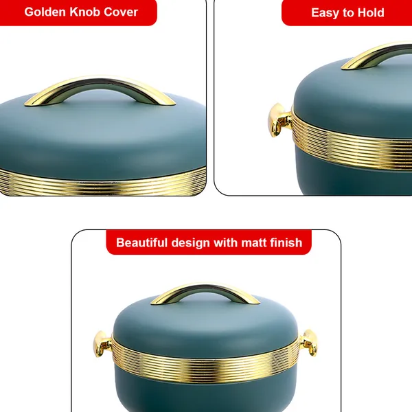 Set_Of_3_Green_Elegant_Matte_Insulated_Casserole_(3.5L+2L+1L)