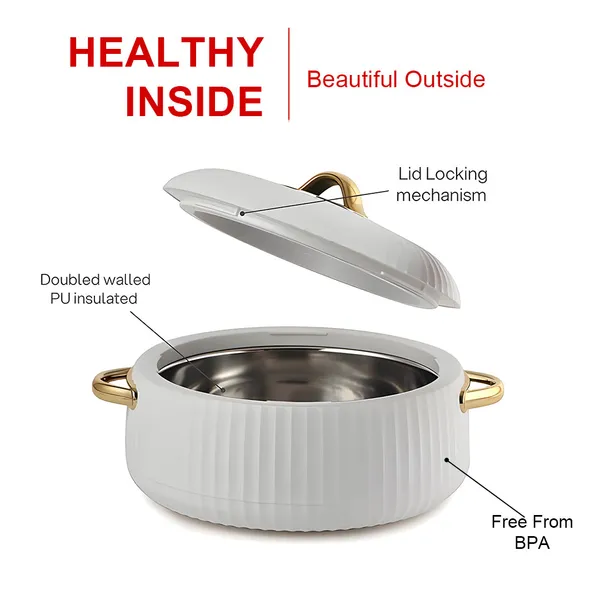 Set_Of_3_White_Luxury_Ribbed_Insulated_Casserole_With_Gold_Handles_(1L_+_2.5L_+3.5L)