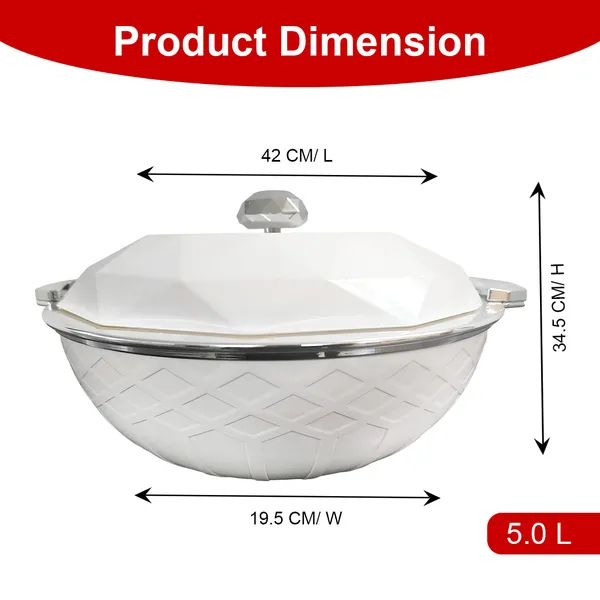 White_Elegant_Diamond_Casserole_5L