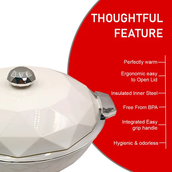 White_Elegant_Diamond_Casserole_5L