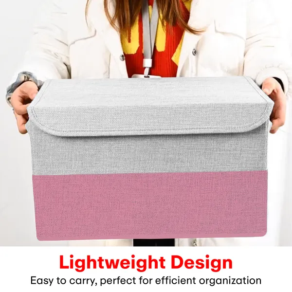 Pink_Line_Cloth_Storage_Box