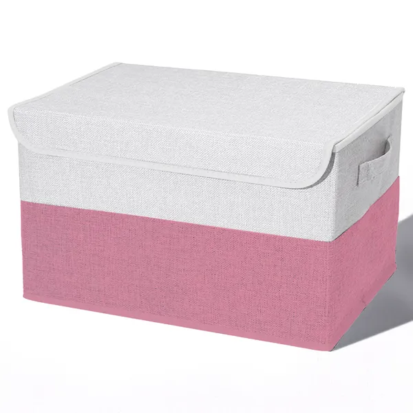 Pink_Line_Cloth_Storage_Box