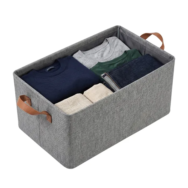 Premium_Oxford_Cloth_Organiser_Grey_XL_–_Foldable_Wardrobe_Storage_Box_with_Metal_Frame_|_Pack_of_2