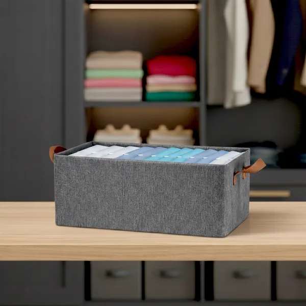 Premium_Oxford_Cloth_Organiser_Grey_XL_–_Foldable_Wardrobe_Storage_Box_with_Metal_Frame_|_Pack_of_2