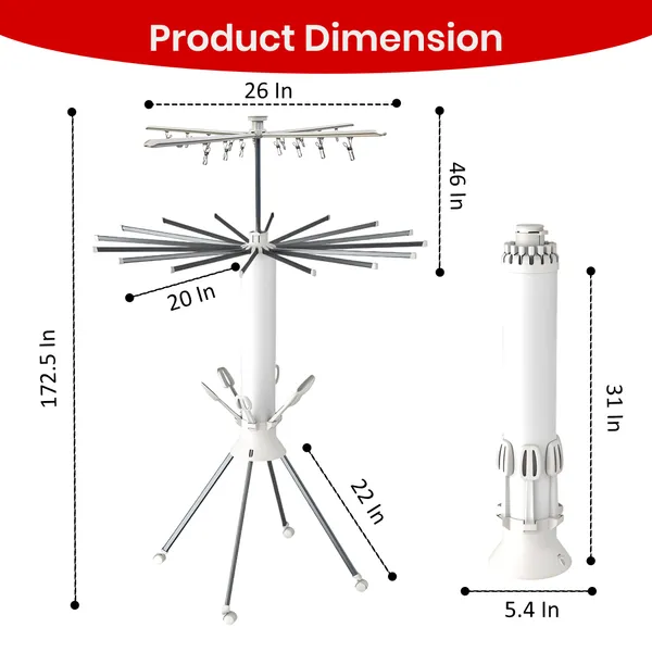 Prime_Pick_4_Feets_Double_Tiers_Drying_Rack-S