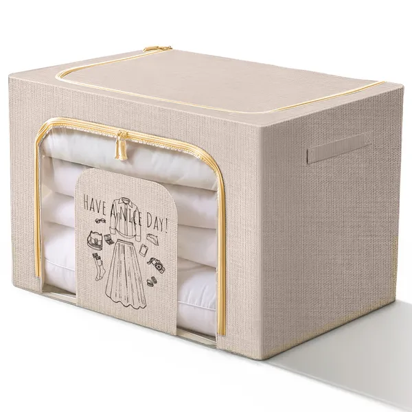 Prime_Pick_Double_ZiPPer_Cloth_Organizer_Box-100L_PS-6892-Bp