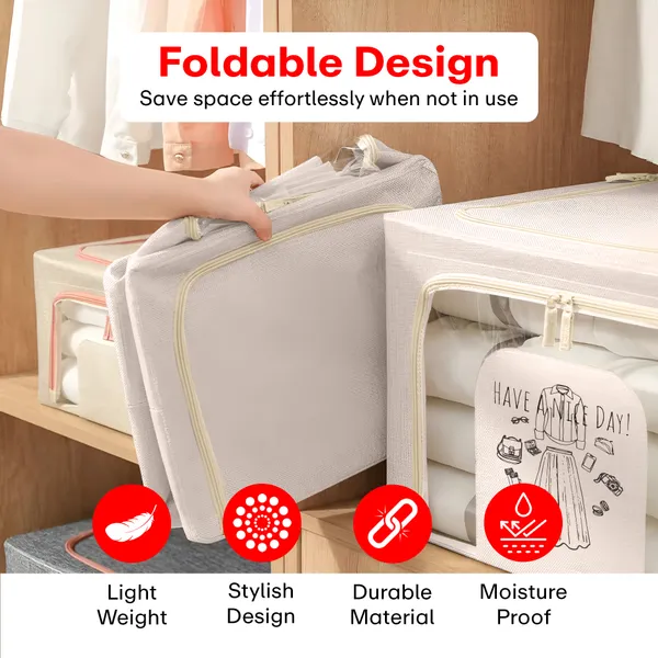 Prime_Pick_Double_ZiPPer_Cloth_Organizer_Box-100L_PS-6892-Bp