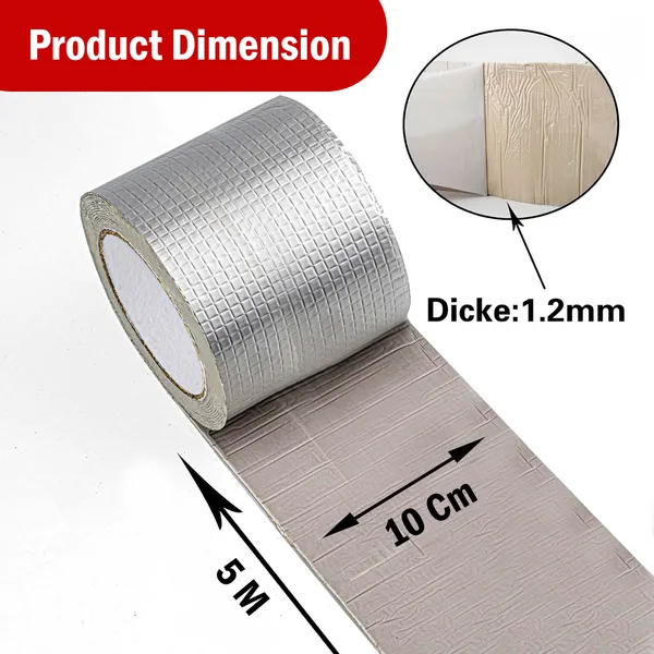 Waterproof_Aluminium_Rubber_Tape_5M*10Cm