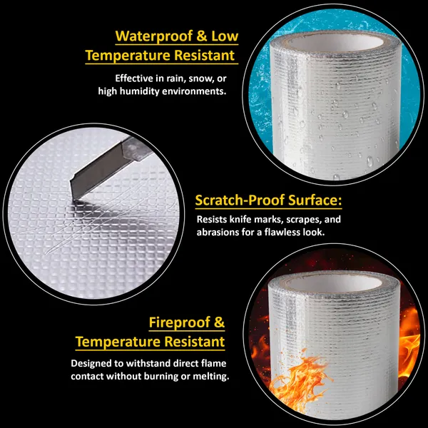 Waterproof_Aluminium_Rubber_Tape_5M*10Cm