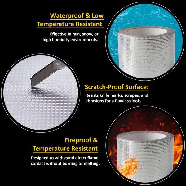 Waterproof_Aluminium_Rubber_Tape_5M*5Cm