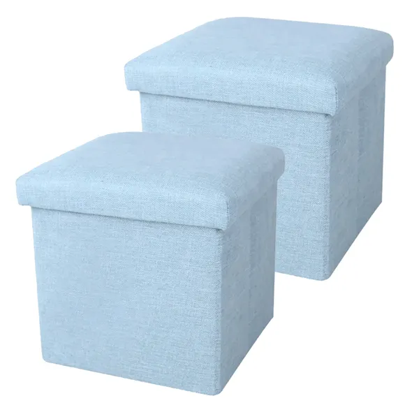Blue_Hessian_Storage_Stool