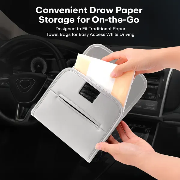 Grey_Leather_Tissue_Holder_For_Car