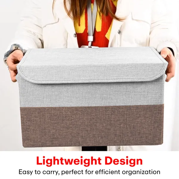 Brown_Line_Cloth_Storage_Box