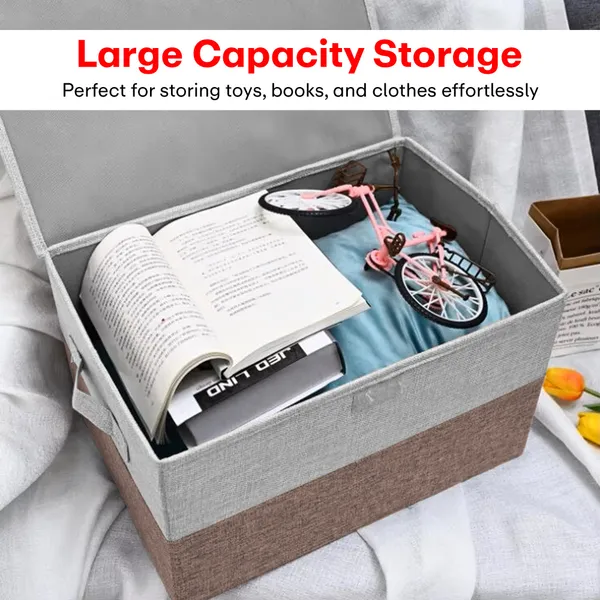 Brown_Line_Cloth_Storage_Box