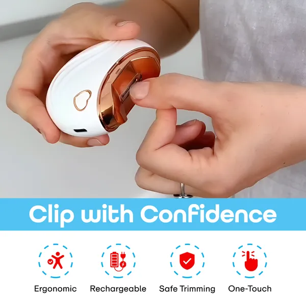 White_Electric_Nail_Clipper