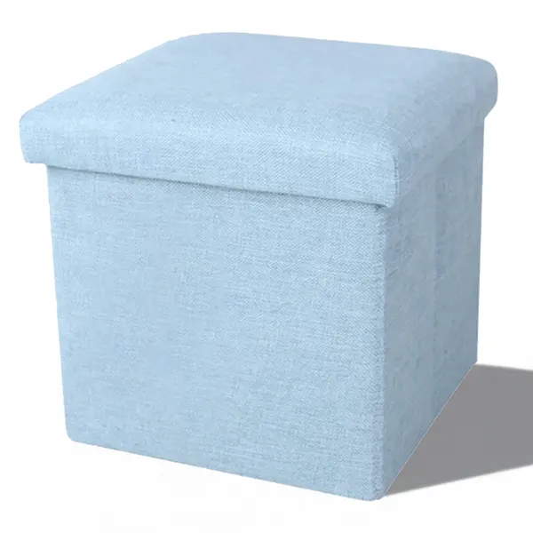 Blue_Hessian_Storage_Stool