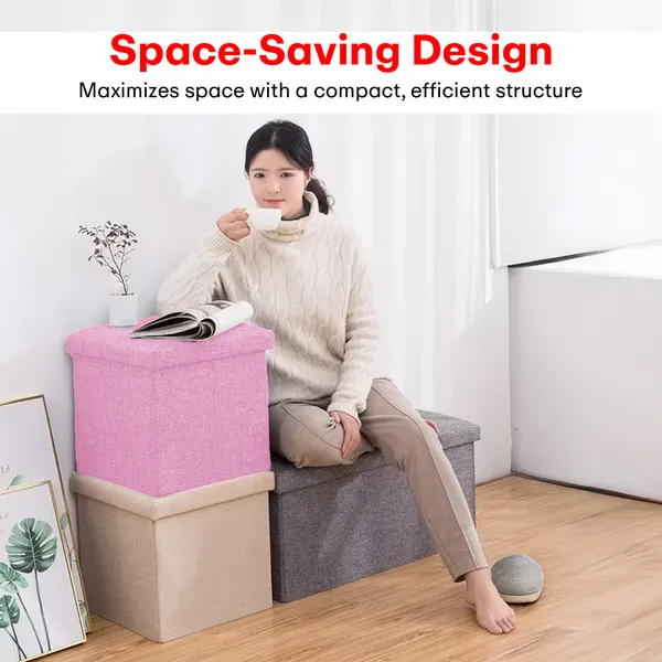 Pink_Hessian_Storage_Stool