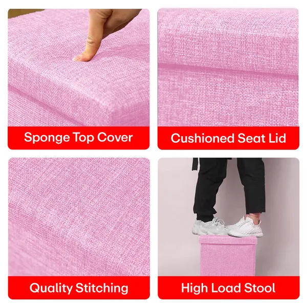 Pink_Hessian_Storage_Stool