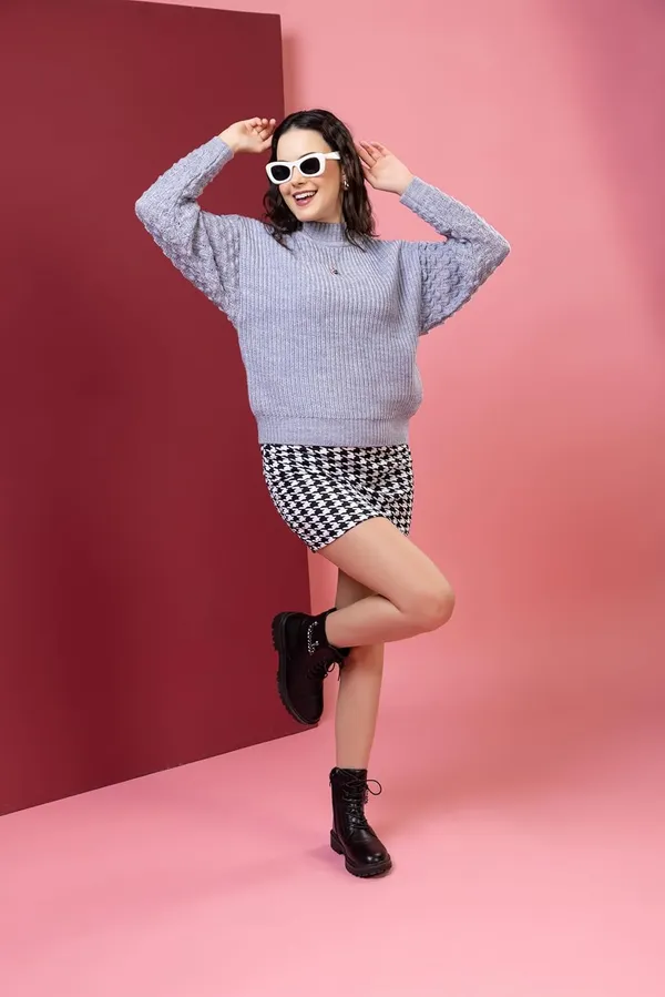 Aqua_Blue_Women_Pullover_Sweater_Relaxed_Fit_For_Winter_Wear_Full_Sleeve_100%_Wool_Latest_Stylish_Sweater_Crafted_With_Comfort_Fit_For_Winter_Season