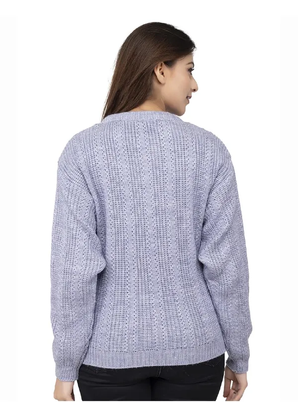 Aqua_Blue_Women_100%_Wool_Pullover_Sweater_Regular_Fit_For_Winter_Wear
