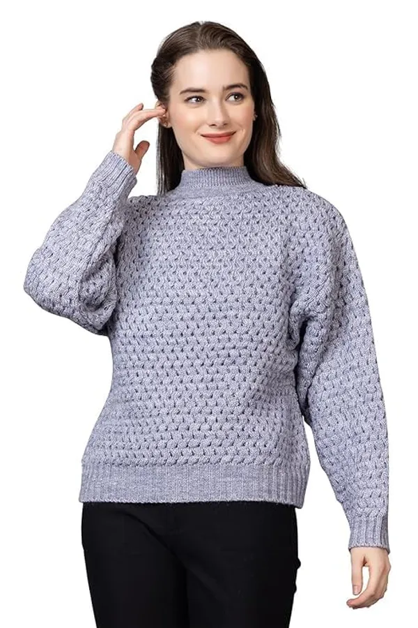 Aqua_Blue_Women_Pullover_Sweater_Relaxed_Fit_For_Winter_Wear