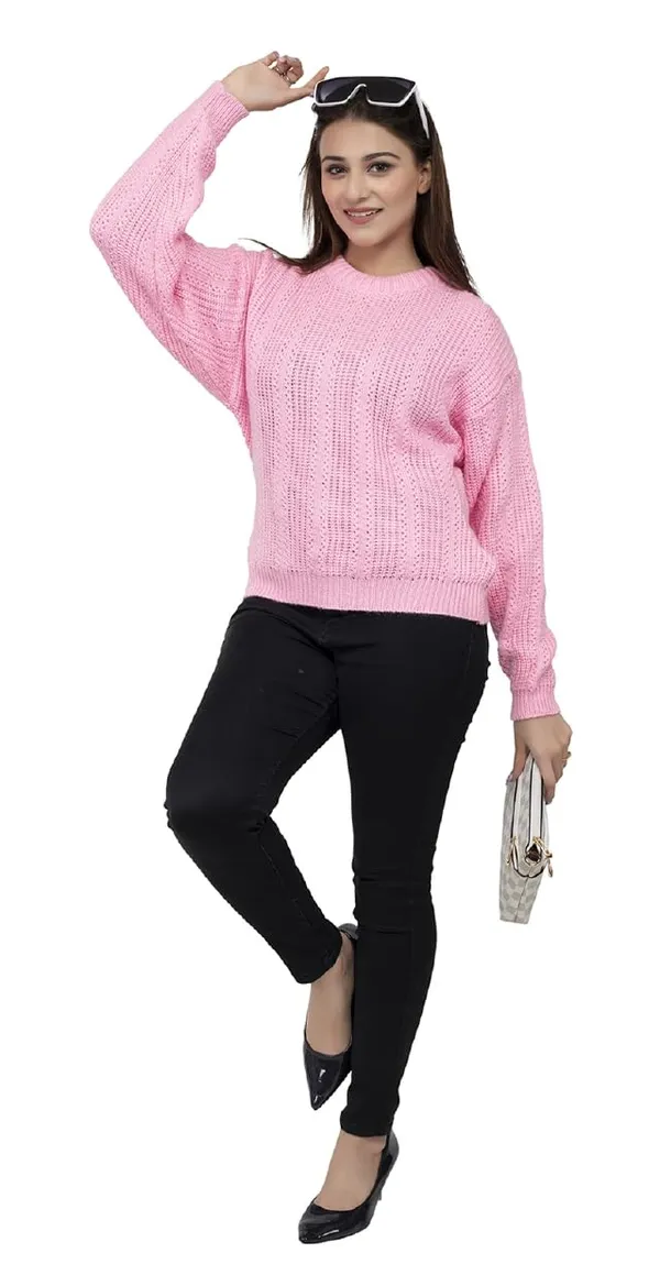 Womens_Knitted_Wool_Round_Neck_Sweater